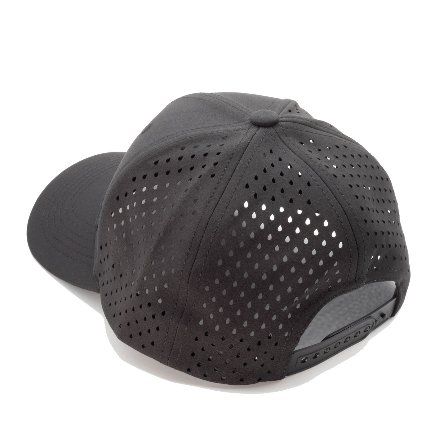 DriftShield Water-Repellent Snapback Hat – Floatable Fishing Cap | Cast Black Curve