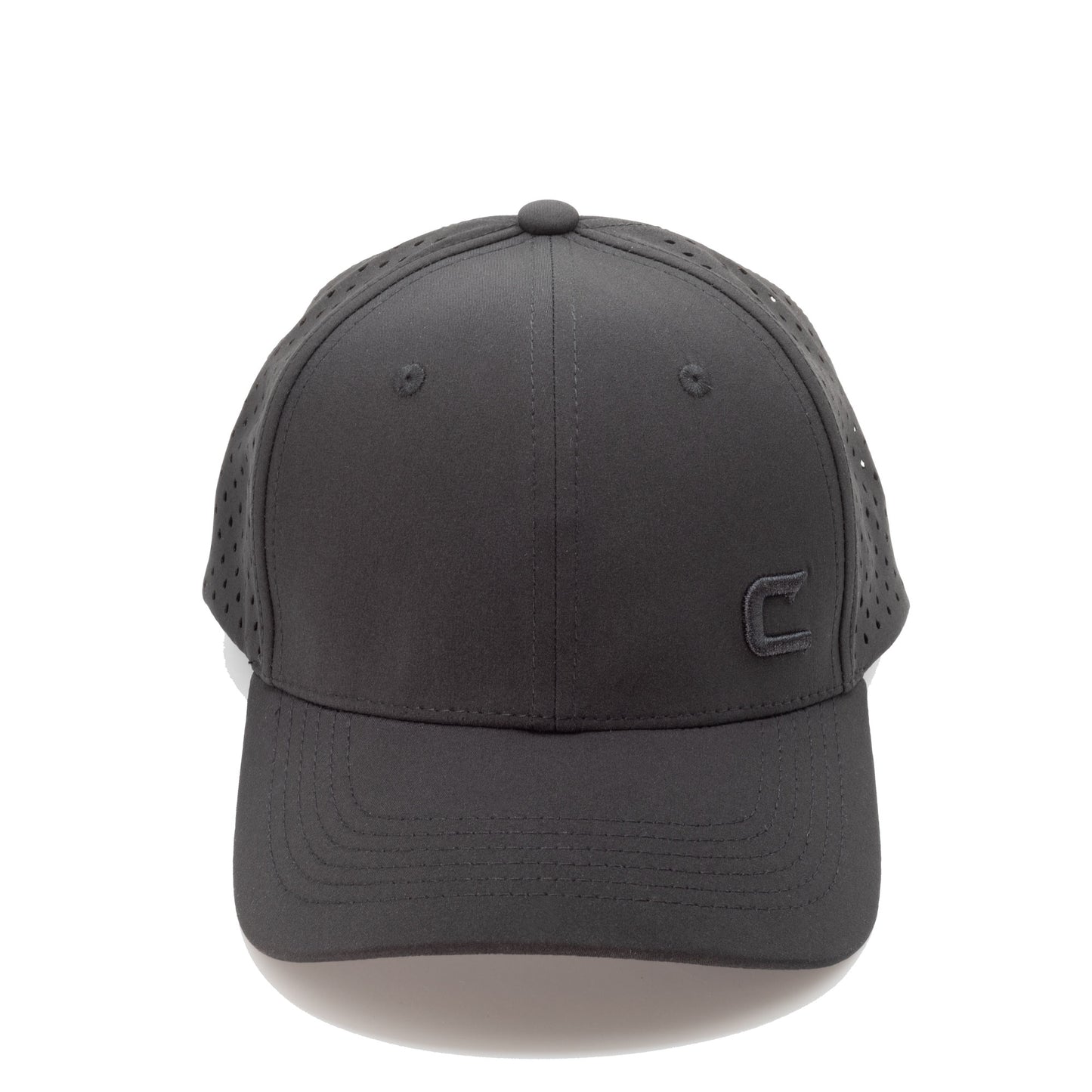 DriftShield Water-Repellent Snapback Hat – Floatable Fishing Cap | Cast Black Curve