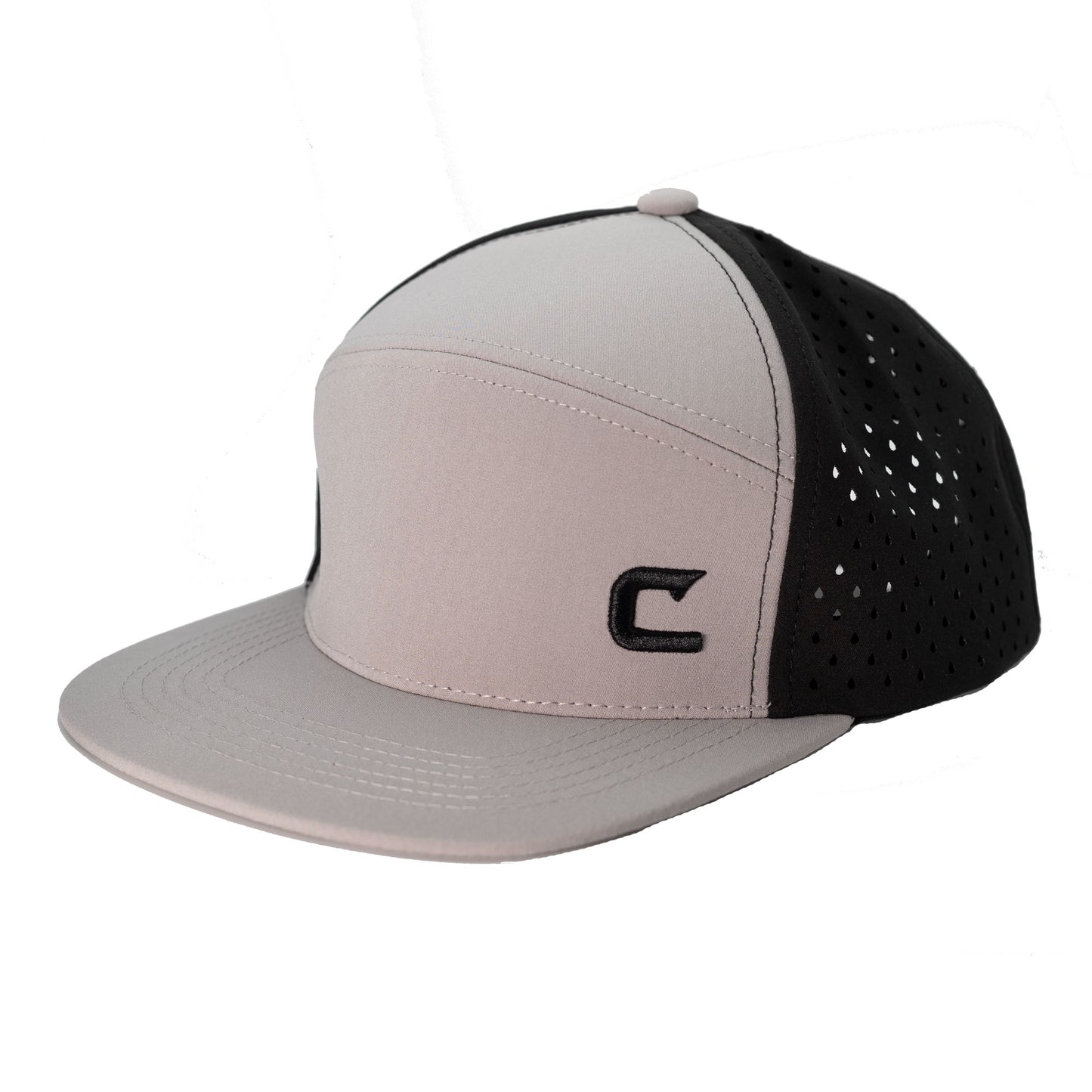 DriftShield Water-Repellent Snapback Hat – Floatable Fishing Cap | Cast Cement Flat Bill