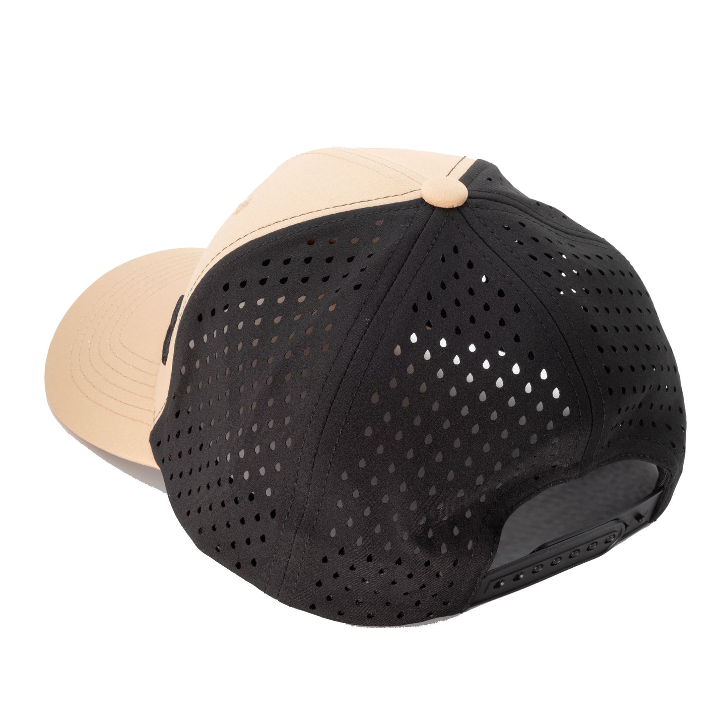 DriftShield Water-Repellent Snapback Hat – Floatable Fishing Cap | Cast Tan Curve