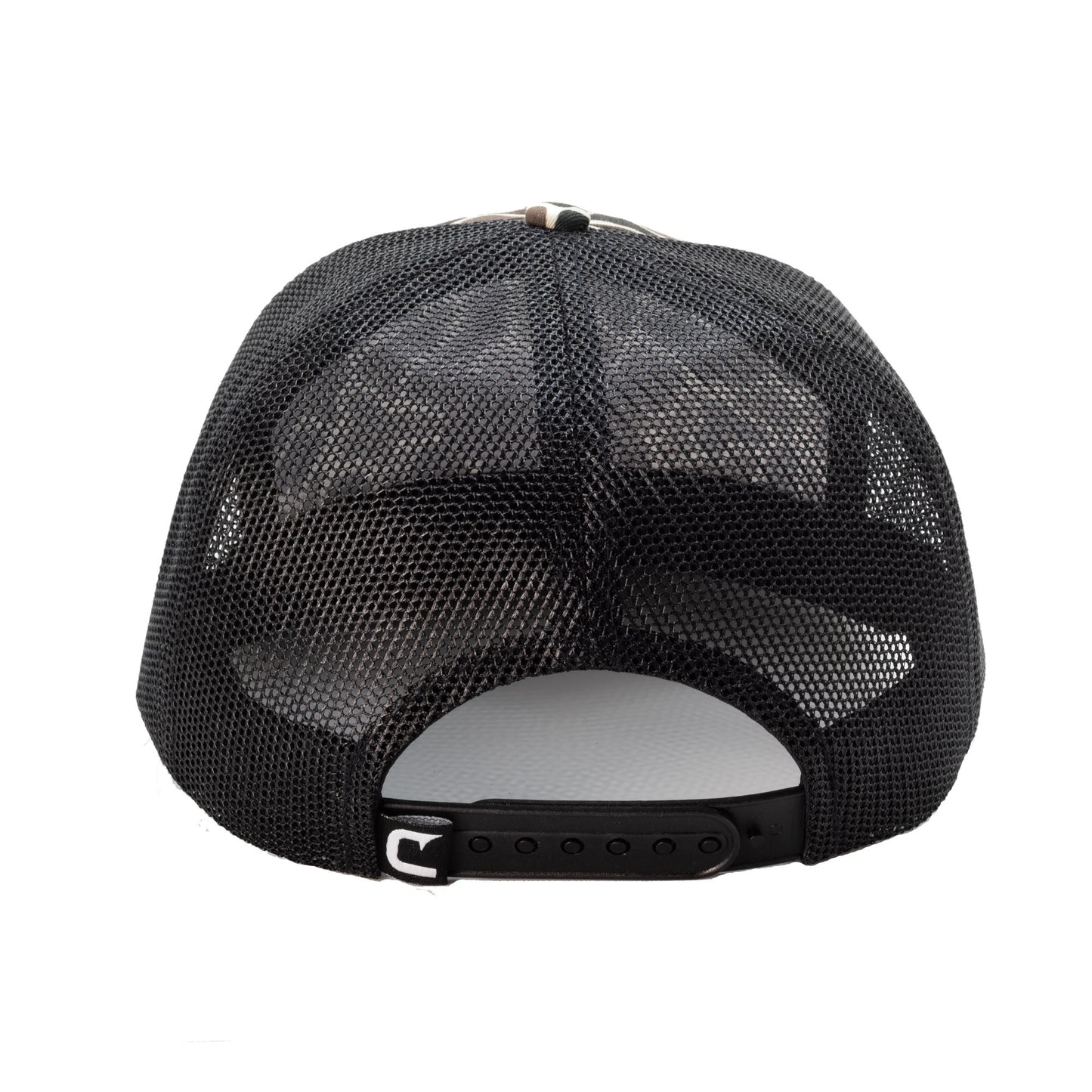 Vintage Camo Snapback Hat – 7-Panel Flat Bill Fishing Cap | Cast Camo Flat Bill