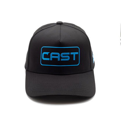 DriftShield Water-Repellent Snapback Hat – Floatable Fishing Cap | Cast Shark