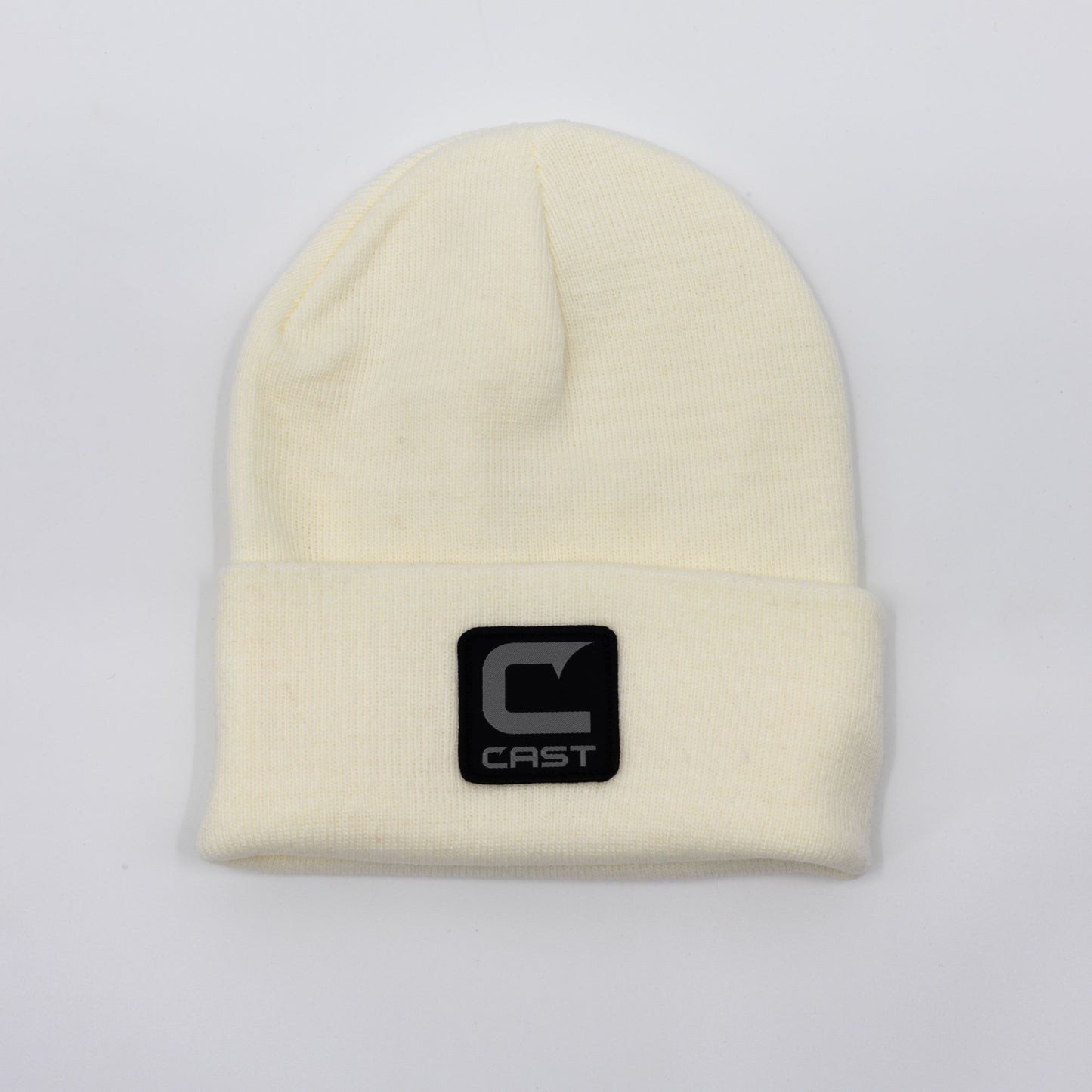 Knit Cuffed Patch Beanie