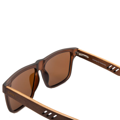 Dominican- Wood Frame Sunglasses