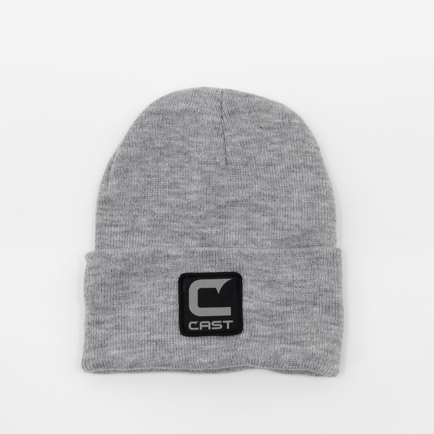 Knit Cuffed Patch Beanie