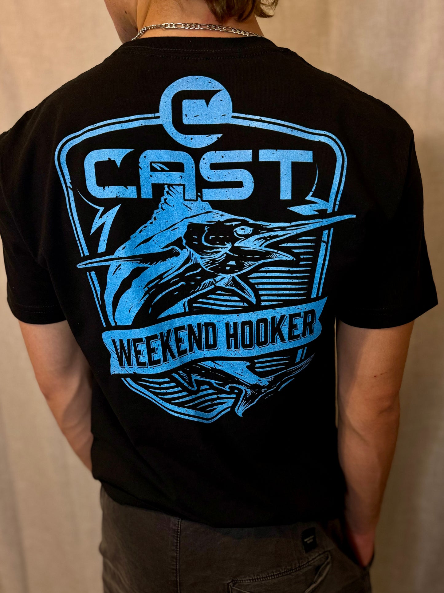 Weekend Hooker Polyester T Shirts - Marlin T Shirts Men and Women