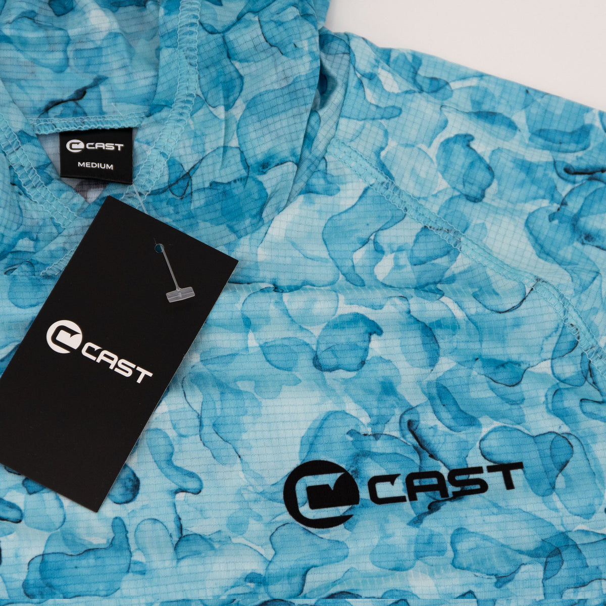 Aqua Camo BreezeTec hood and collar