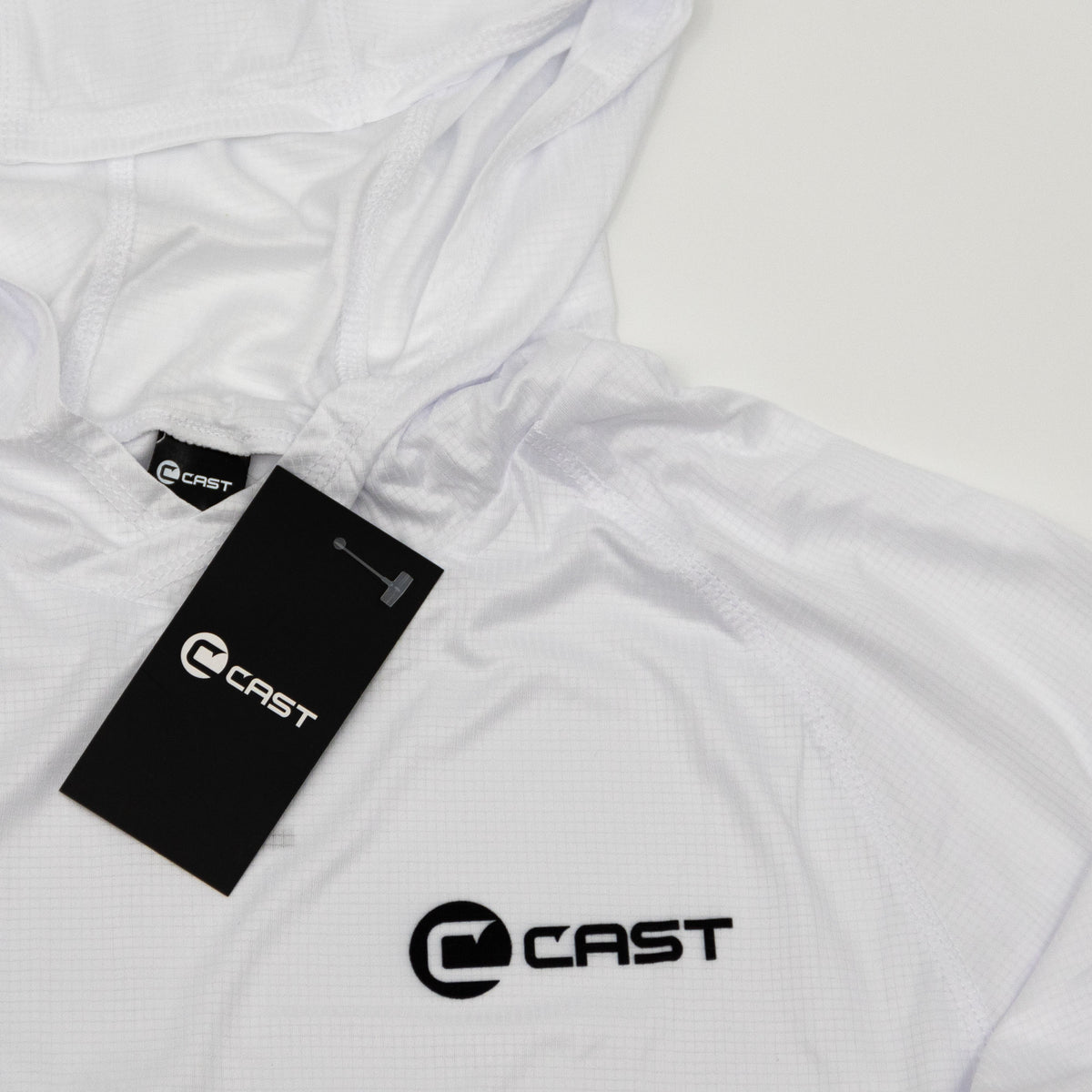 White BreezeTec hood and collar