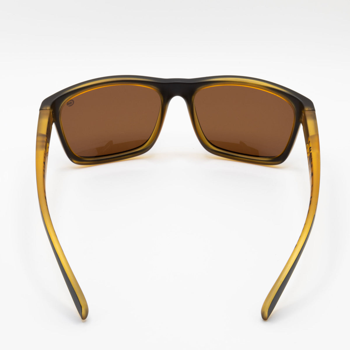 Aruba in Orange / Amber, back view