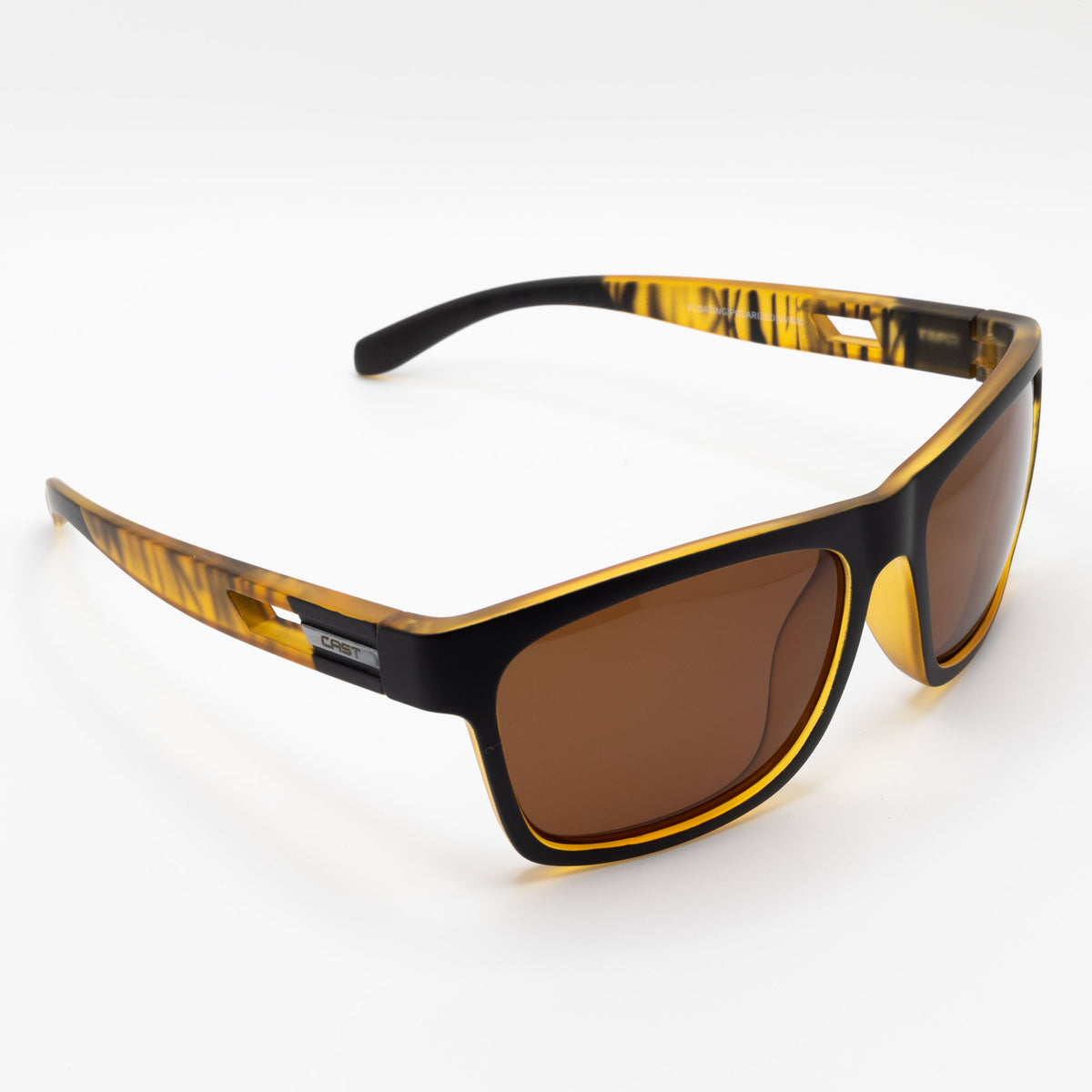 Aruba in Orange / Amber, quarter view