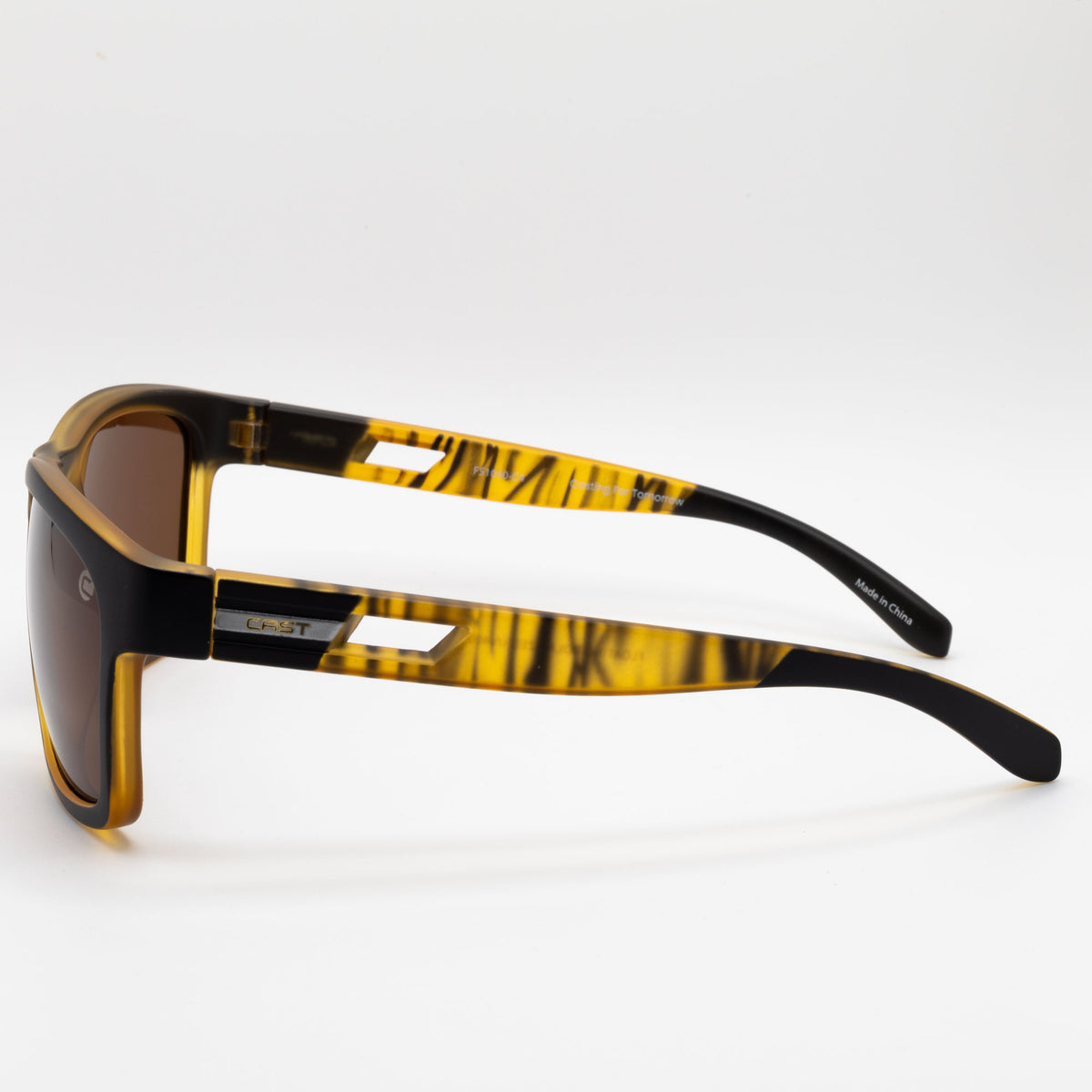 Aruba in Orange / Amber, side view