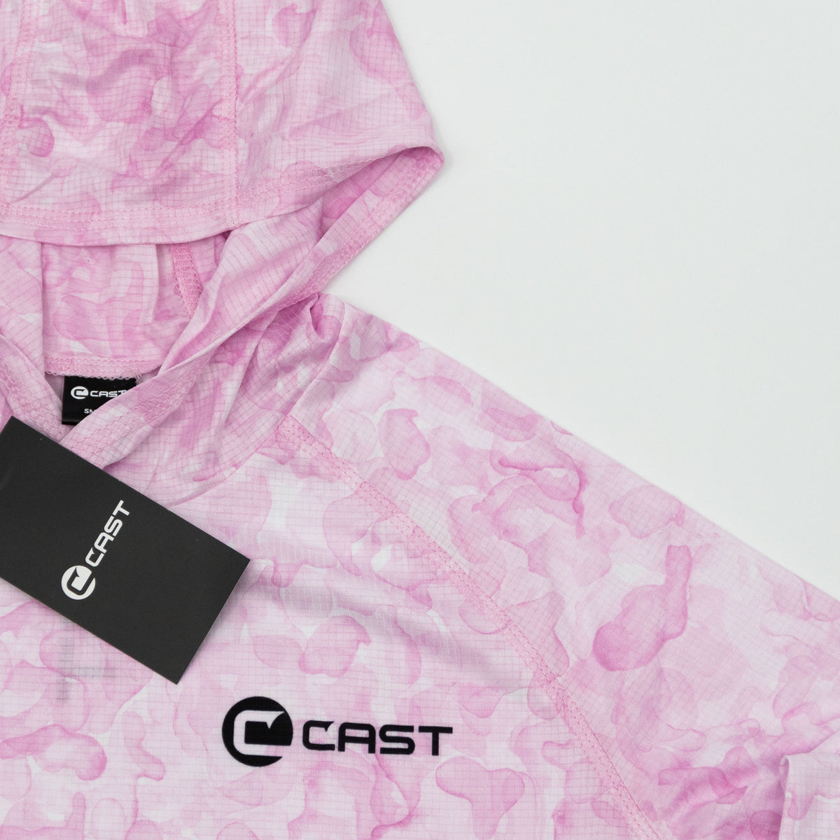 Pink Aqua BreezeTec hood and collar