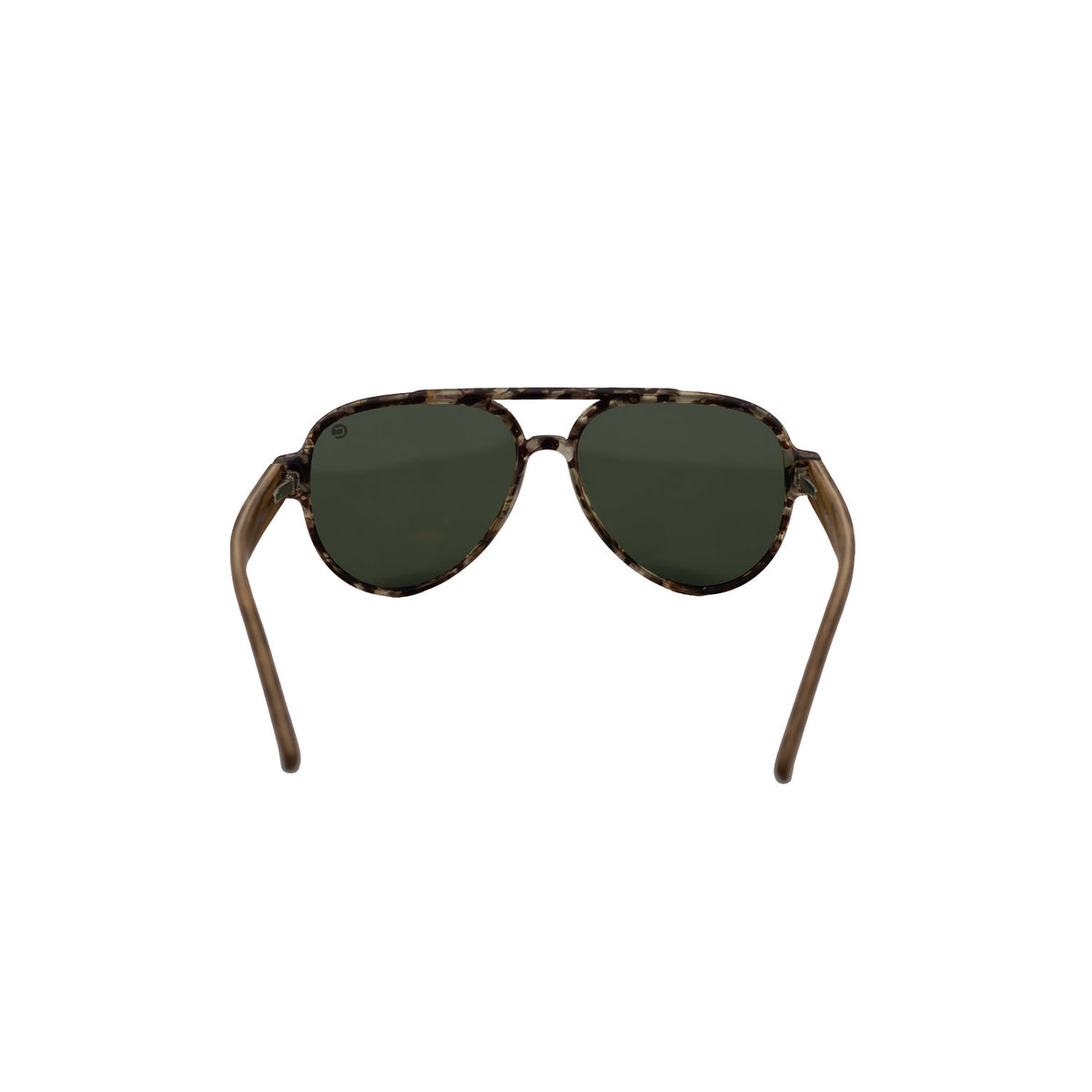 Bermuda Aviator in Tortoise & Wood / Black, back view