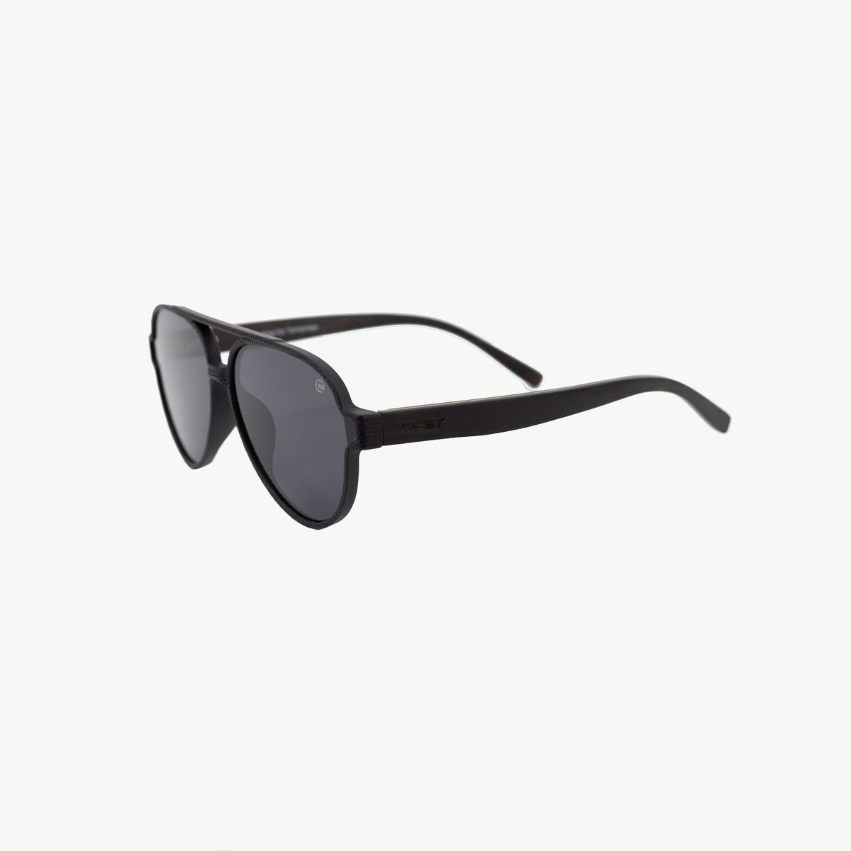 Bermuda Aviator black wood sunglasses