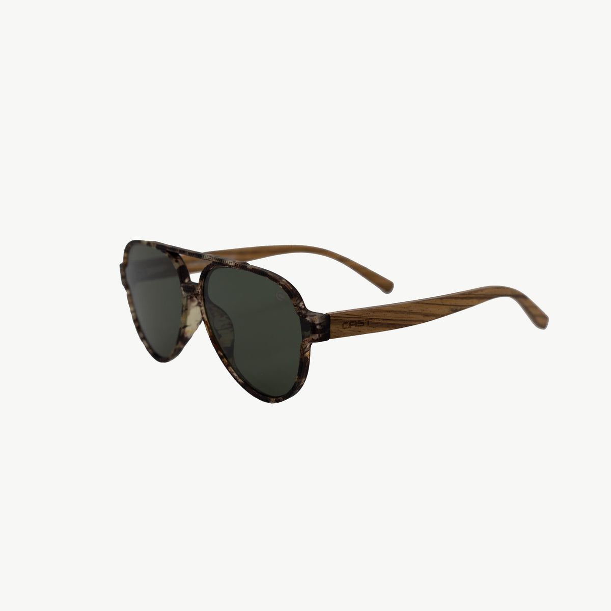 Bermuda Aviator tortoise wood sunglasses