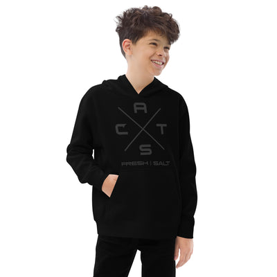 Cast Cross Hoodie - Black Logo - Kids Youth