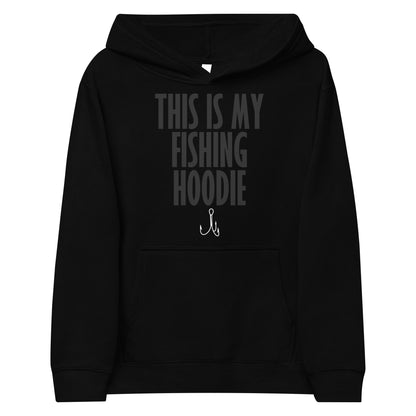 This Is My Fishing Hoodie - Kids Dark