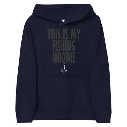 This Is My Fishing Hoodie - Kids Dark