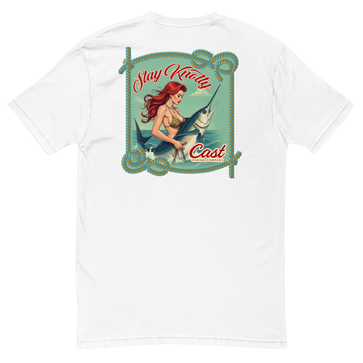 Redhead Pinup Marlin Three Short Sleeve T-shirt