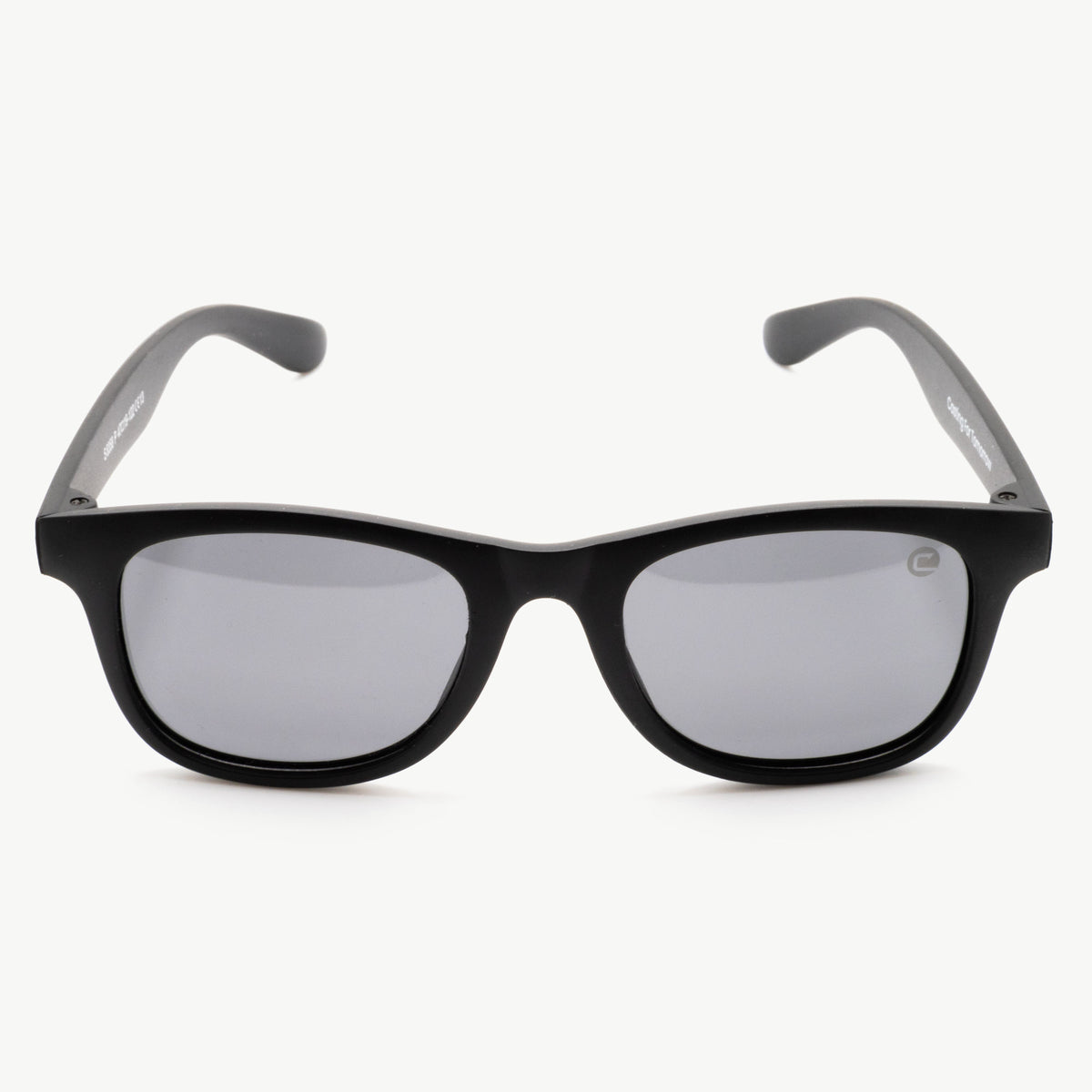Minnow kids polarized sunglasses matte black front