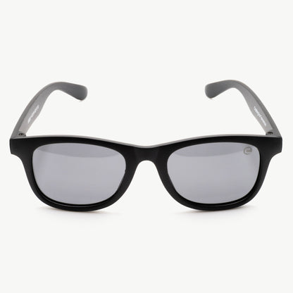 Minnow kids polarized sunglasses matte black front