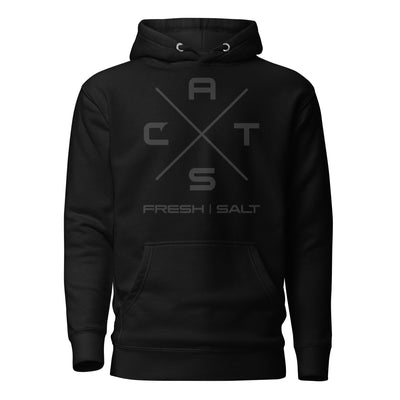 Cast Cross Hoodie - Black Logo - Mens
