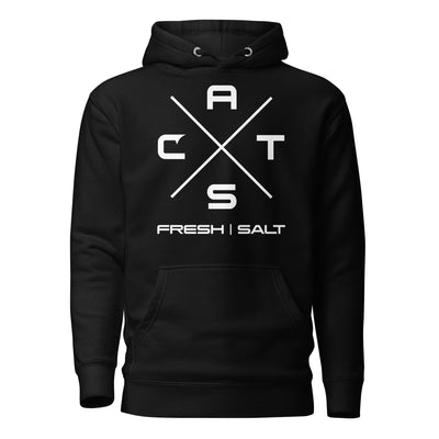 Cast Cross Hoodie - White Logo - Mens