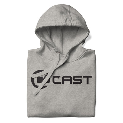 Mens Premium Hoodie - Black Cast Logo