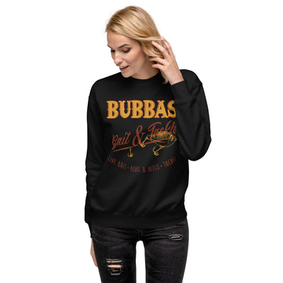 Bubbas Bait and Tackle Sweatshirt - Womens Crew Neck Sweatshirt