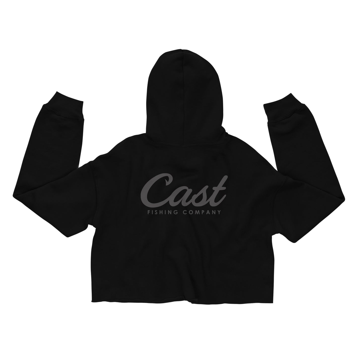 Classic Logo Crop Hoodie Womens