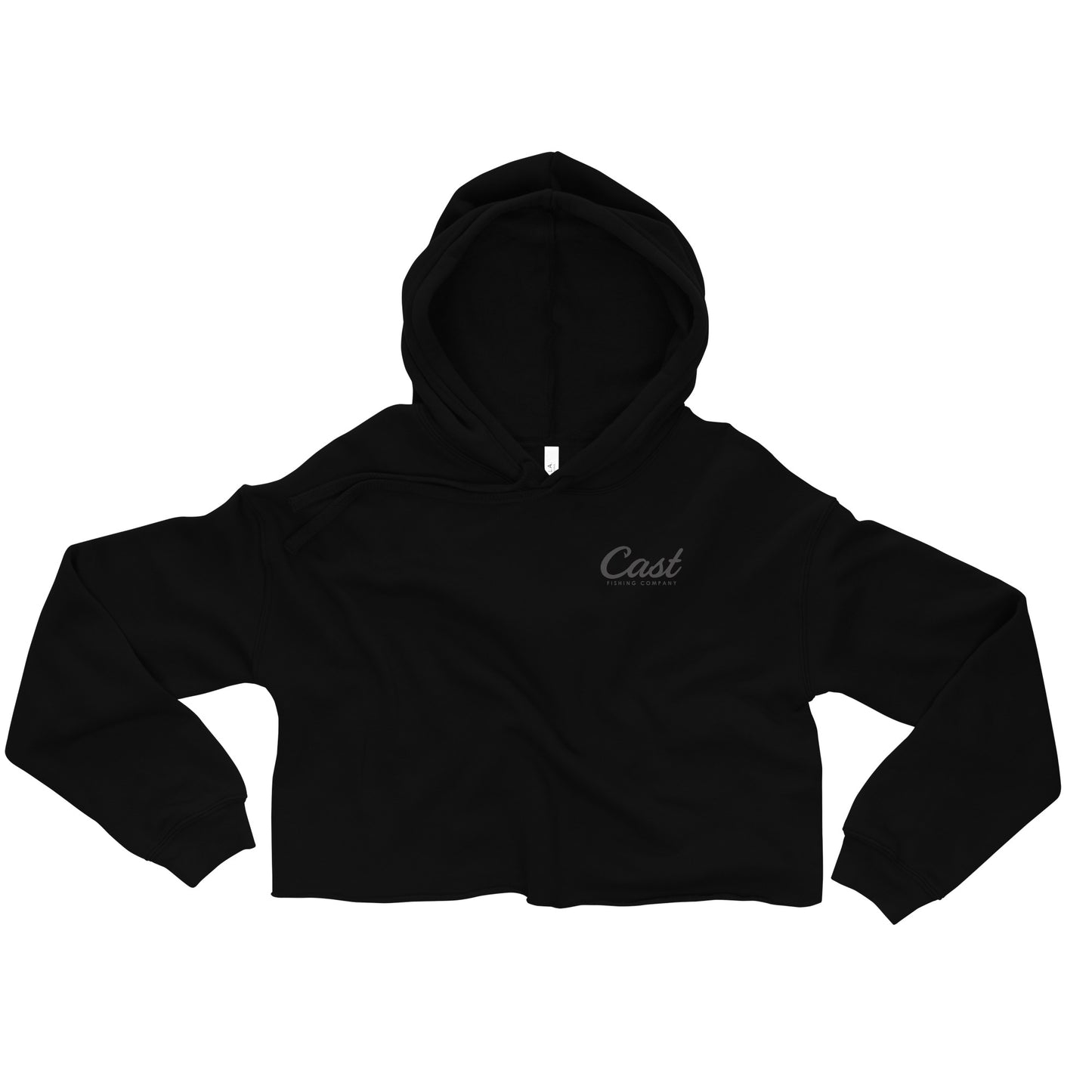 Classic Logo Crop Hoodie Womens