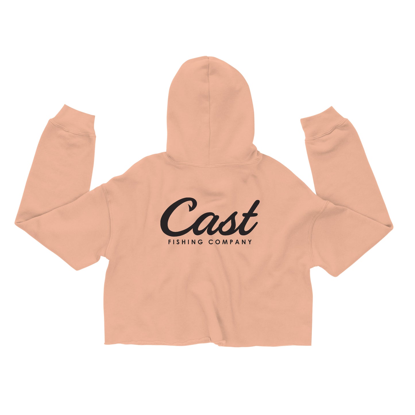 Classic Logo Crop Hoodie Womens