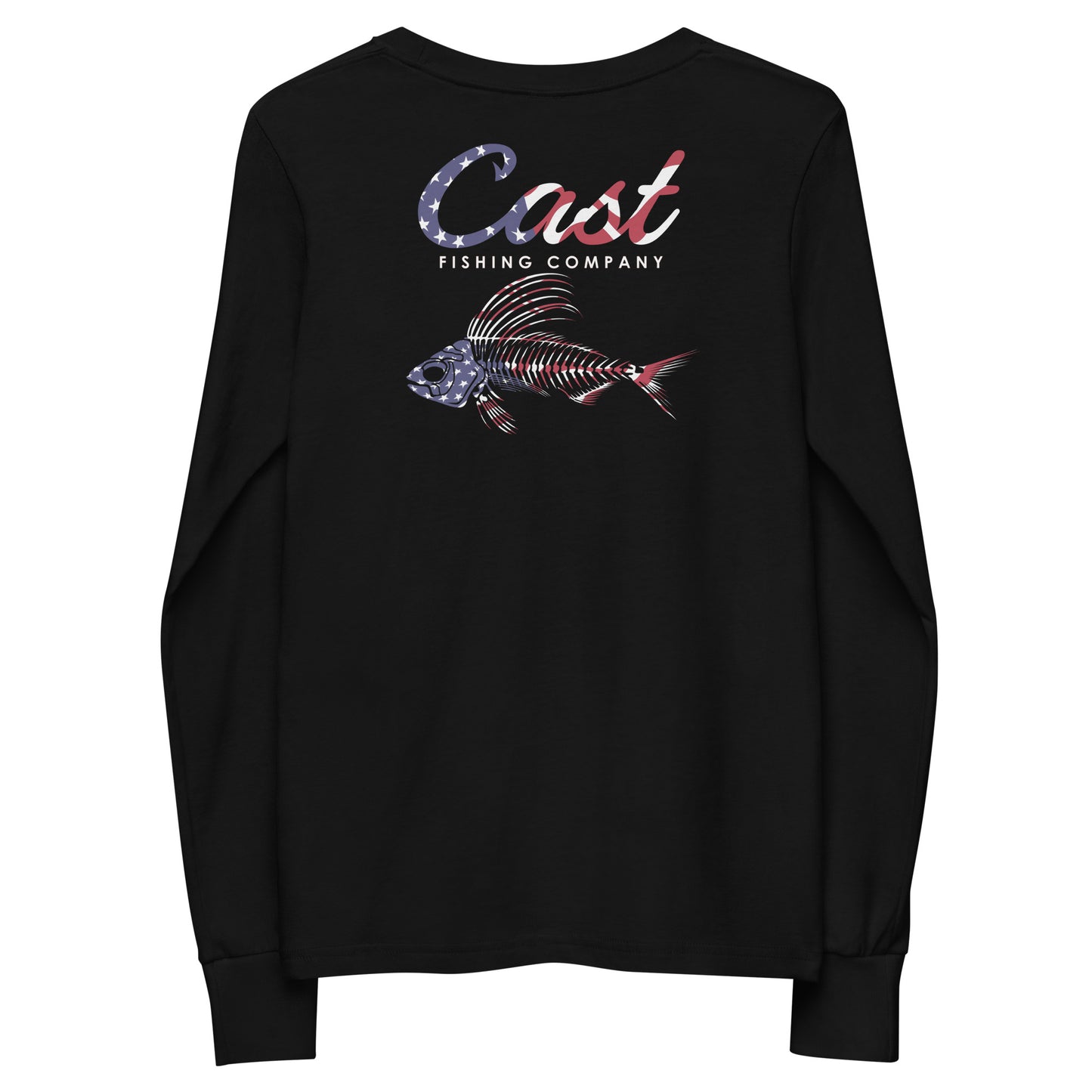 American ROOSTER FISH Youth long sleeve tee