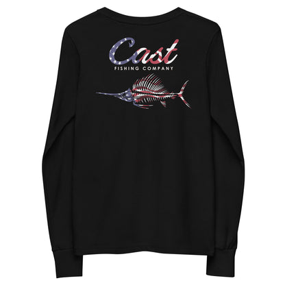 American SAILFISH Youth long sleeve tee