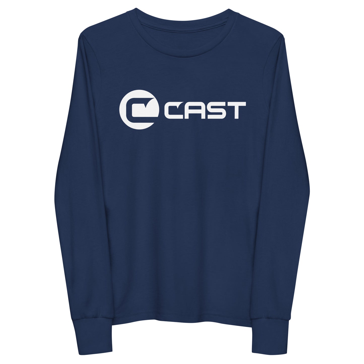 Cast Youth long sleeve tee - White Logo