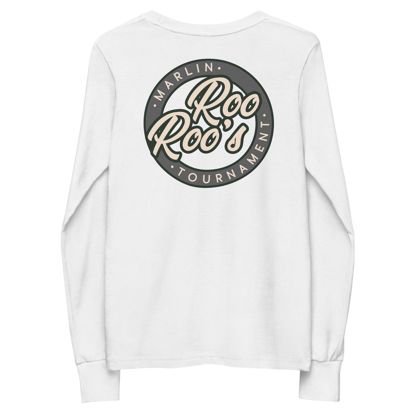 Roo Roo's Marlin Tournament Youth long sleeve tee