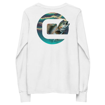 Trout Youth long sleeve tee