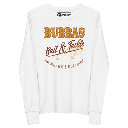 Bubbas Bait and Tackle Youth long sleeve tee